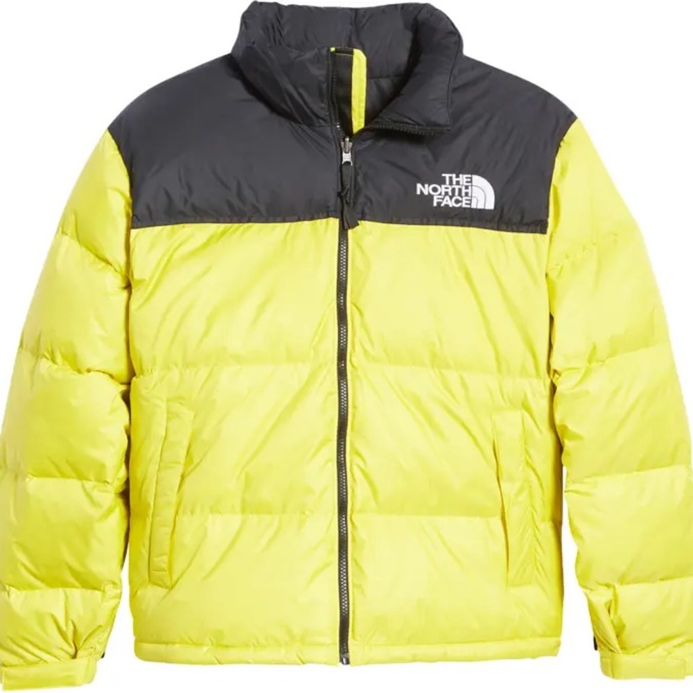 The North Face 1996 Retro Nuptse Down Jacket Men's - Acid Yellow NWT